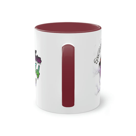 Spacepony Two-Tone Coffee Mug, 11oz